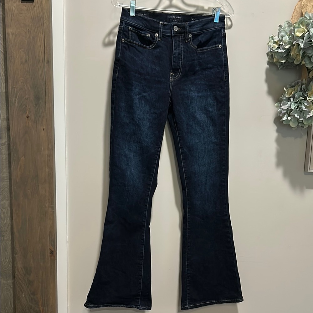 Lucky Brand Blue Flare Wide Leg Jeans